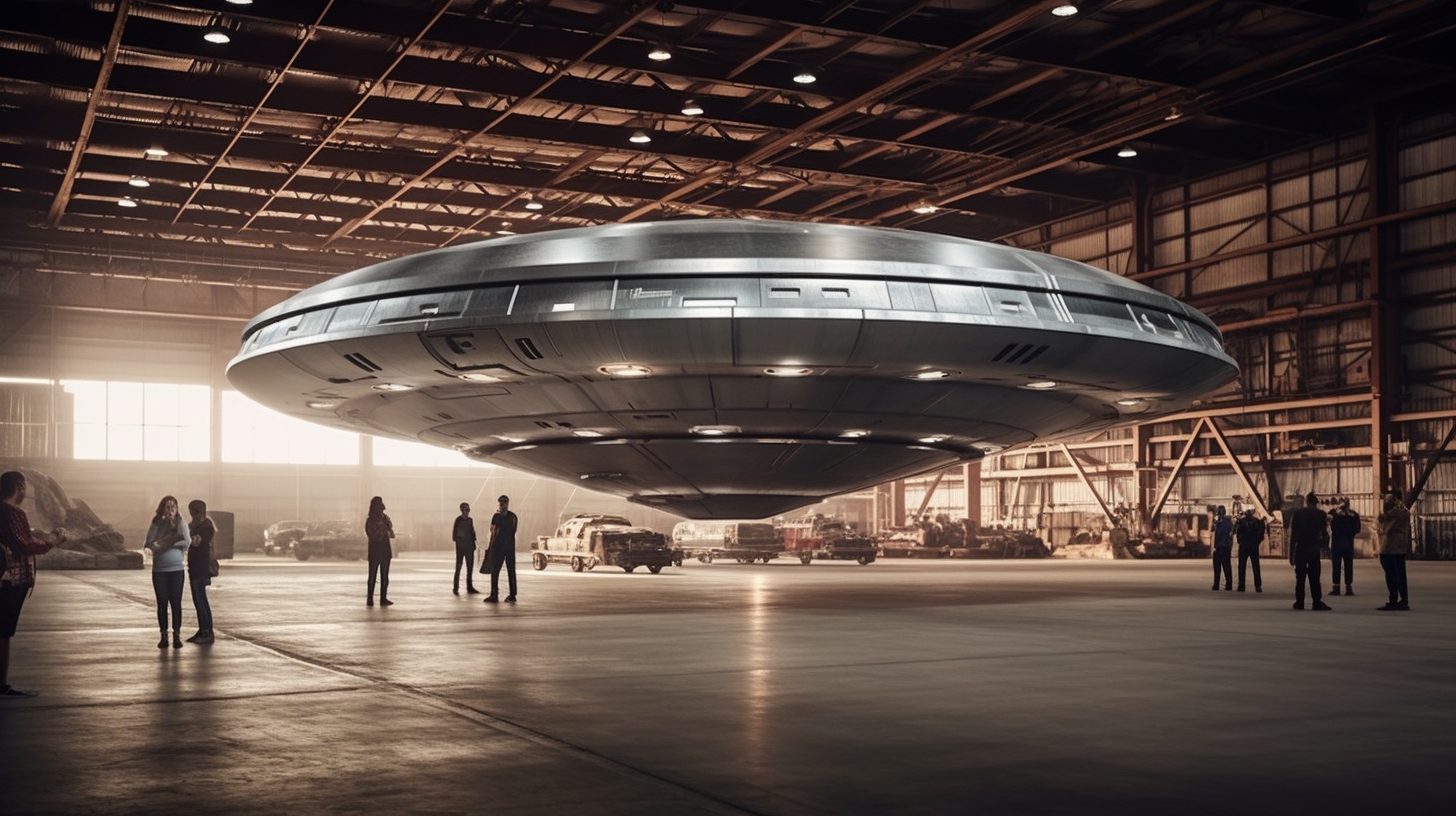 Alien Spaceship retrieved By The United States Government. Hidden To the Public